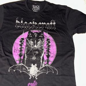 Black Craft Cult Tshirt XL Cat bat